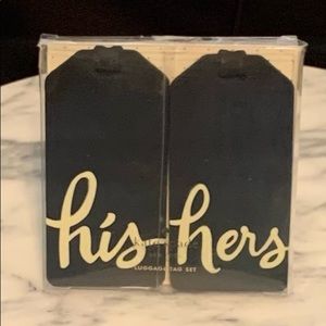 His & Hers Kate Spade Luggage Tags